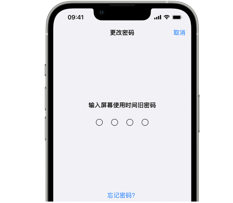 德保iPhone屏幕维修分享iPhone屏幕使用时间密码忘记了怎么办 