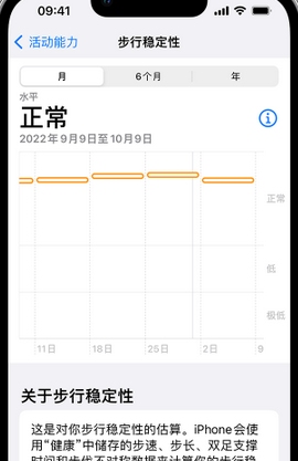 德保iPhone手机维修如何在iPhone开启'步行稳定性通知'