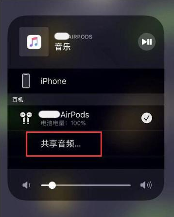 德保苹果14音频维修点分享iPhone14音频共享设置方法 