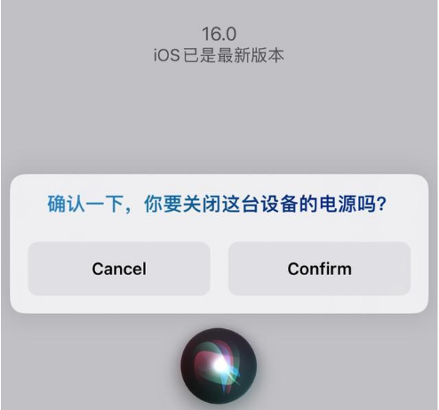 德保苹果手机维修分享iOS 16 Beta5为什么要取消Siri语音关机功能 