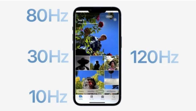 德保苹果14维修分享iPhone 14有高刷吗 