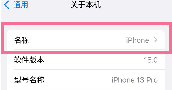 德保苹果13维修分享iPhone 13热点名字设置教程 
